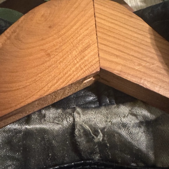 Vintage Saguaro Genuine Leather Croc-Embossed Black Jacket Y2K Style Size Large - Picture 3 of 14